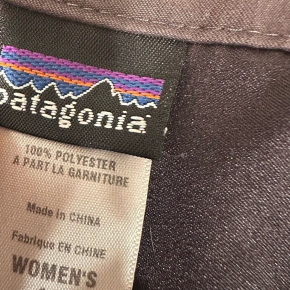 Patagonia Duway Skirt #58612 Size 10 GUC Water Repellent Skort Pocket Grayish - Picture 3 of 12